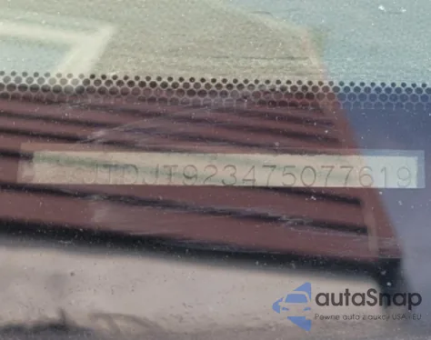 2007 Toyota Yaris z USA, uszkodzony, nr VIN JTDJT923475077619